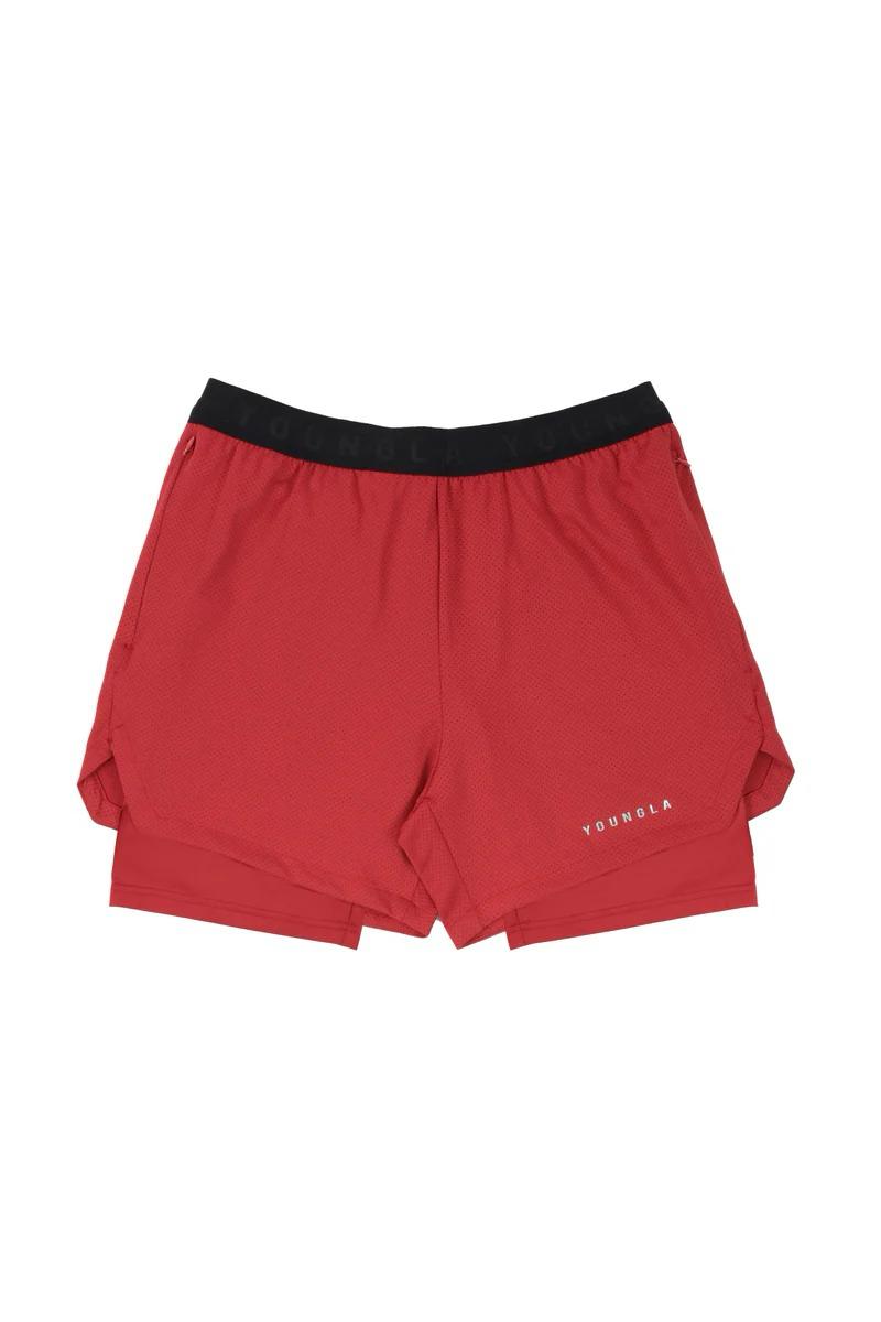 TRILOGY COMPRESSION SHORTS (RED)